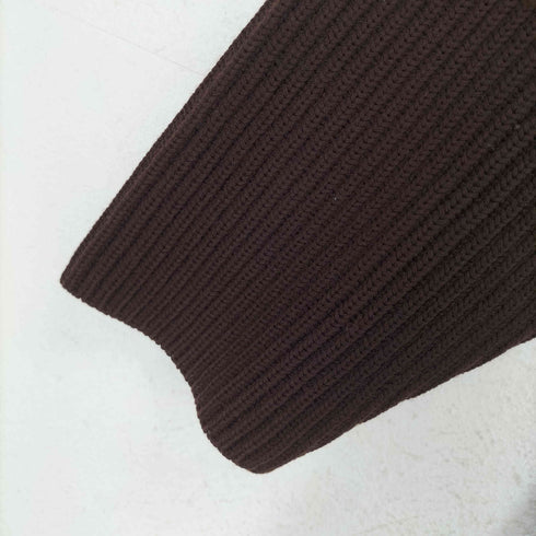 オーラリー AURALEE SUPER FINE WOOL RIB KNIT BIG P/O メンズ  3